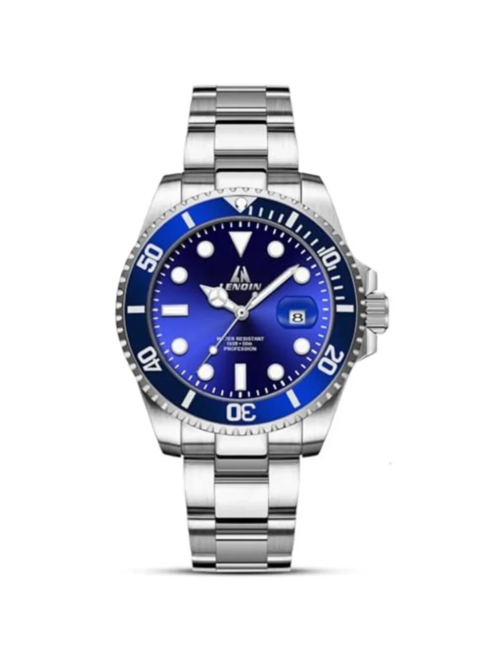 Men Watches Stainless Steel Waterproof Analog Quartz Wristwatch